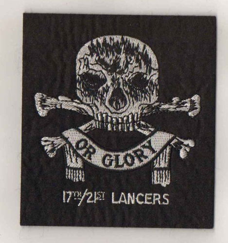 17th 21st lancers blazer patch - blazer,