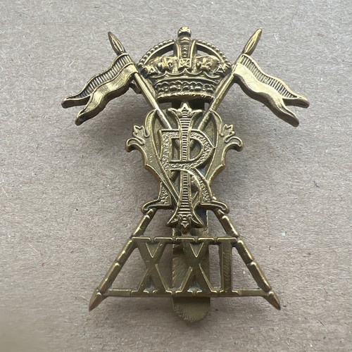 21st lancers cap badge - 21st,
