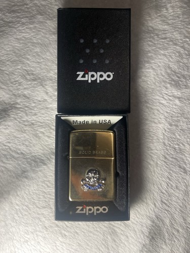 Zippo solid brass 17th - solid,