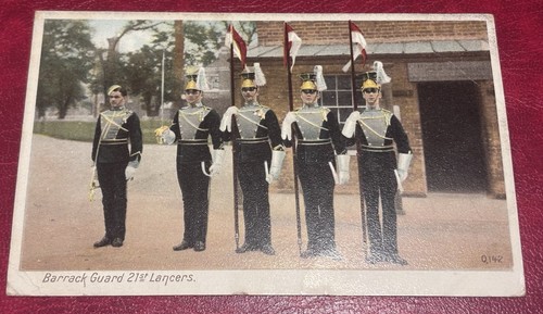 21st lancers postcard - 21st,