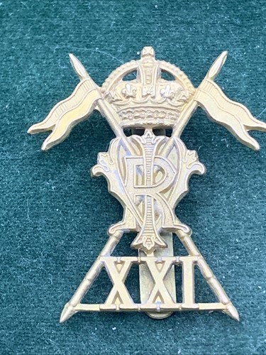 21st lancers brass cap - 21st,