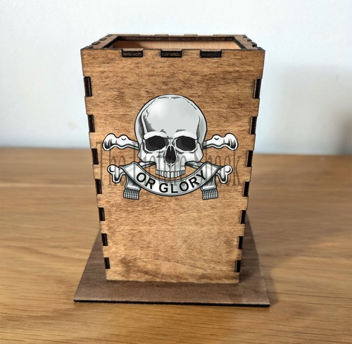 Wooden pen holder with - pen, a